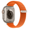 Remienok na hodinky Tech-Protect Nylonloop Apple Watch 8 / 9 / 10 / 11 / 12 / SE / Ultra 44/45/46/49 mm, oranžový
