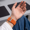 Remienok na hodinky Tech-Protect Nylonloop Apple Watch 8 / 9 / 10 / 11 / 12 / SE / Ultra 44/45/46/49 mm, oranžový