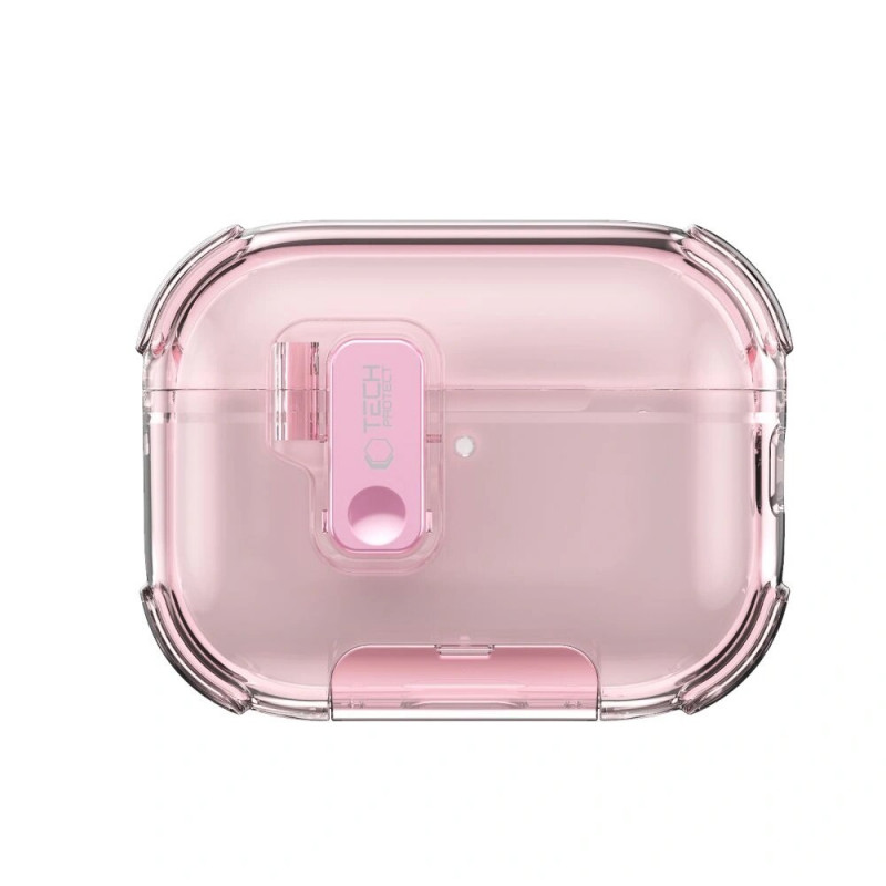 Tech-Protect Bounce Pro kryt na nabíjacie puzdro Apple AirPods Pro 3, ružový