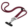 Tech-Protect C10S Rope Crossbody & Wrist Phone Lanyard Set, Burgundy/Titanium