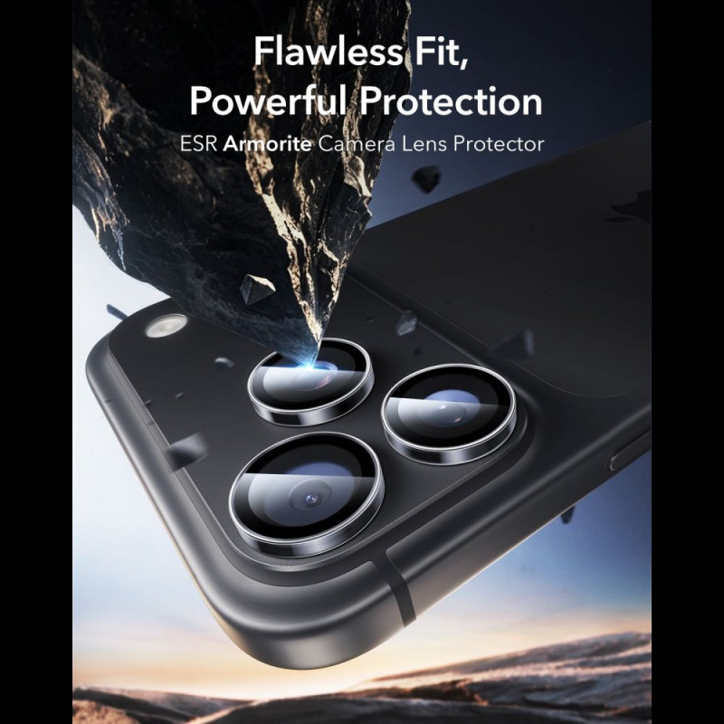 ESR Armorite ochrana fotoaparátu pre Apple iPhone 18 Pro / 18 Pro Max, priehľadná, 1D99500202