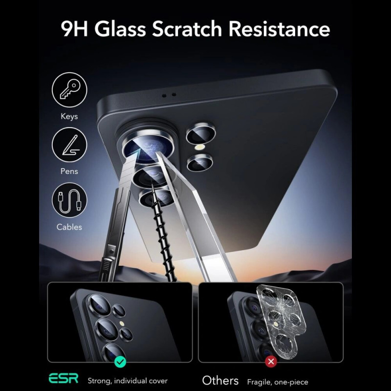 ESR Armorite ochrana fotoaparátu pre Samsung Galaxy S26 Ultra, číra