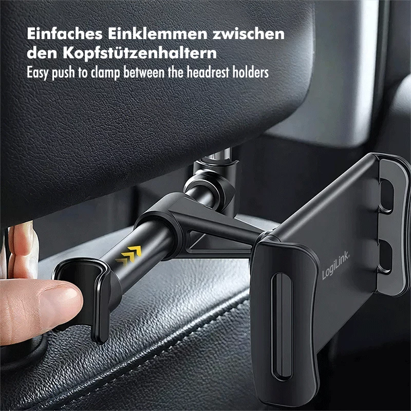 Držiak do auta na zadné sedadlo pre smartphone a tablet LogiLink AA0200, 4.7-15