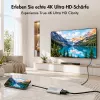 LogiLink CUA0115 USB 3.2 Gen1 Type-C adaptér, C/M na HDMI-A/F, 4K/60 Hz, kovový, čierny/strieborný, 0,15 m