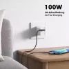 Kábel LogiLink CU0463 USB 2.0 Type-C, C/M 90° na C/M 90°, 480 Mbps, 100 W, kovový, strieborno-čierny, 3 m