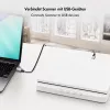 Kábel Logilink CU0107 USB 2.0, USB-A/M na USB-B/M, 480 Mbps, nylon, kov, čierny/strieborný, 2 m
