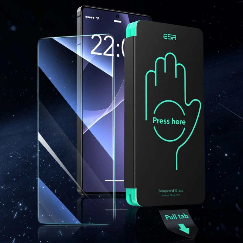 ESR tvrdené sklo pre Samsung Galaxy S25 Ultra, priehľadné (2 ks) (ESR891)