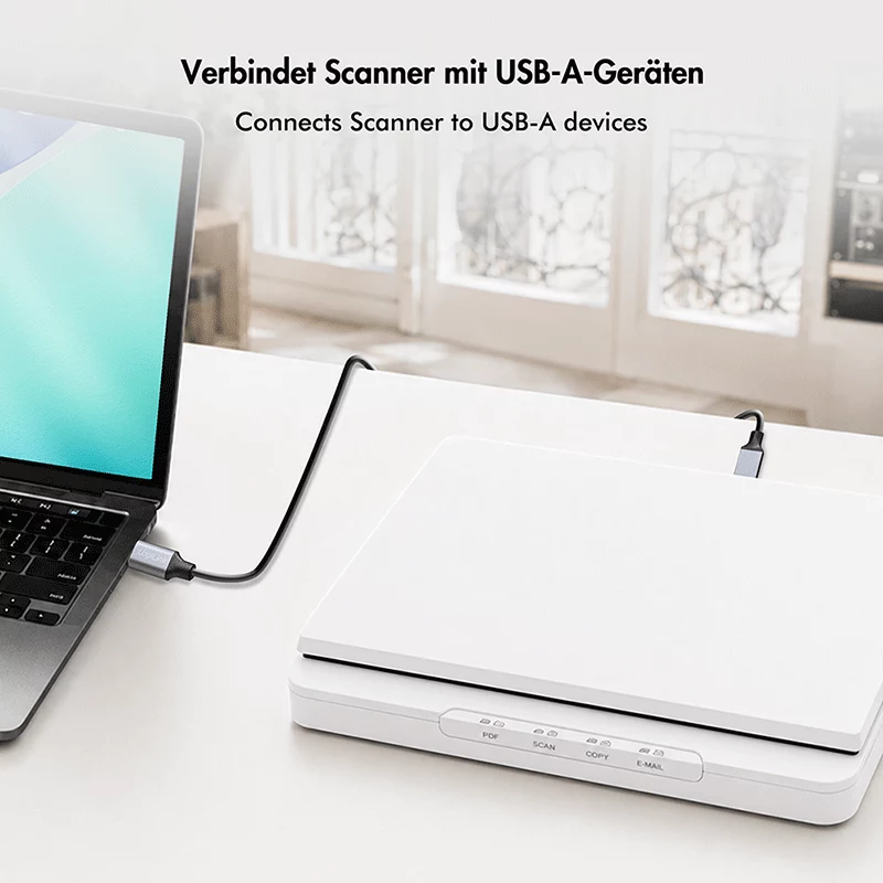 Kábel Logilink CU0108 USB 2.0, USB-A/M na USB-B/M, 480 Mbps, nylon, kov, čierny/strieborný, 3 m
