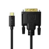 Kábel Logilink UA0474 USB 3.2 Gen1 Type-C, C/M na DVI-D/M, 1080p/60 Hz, čierny, 3 m