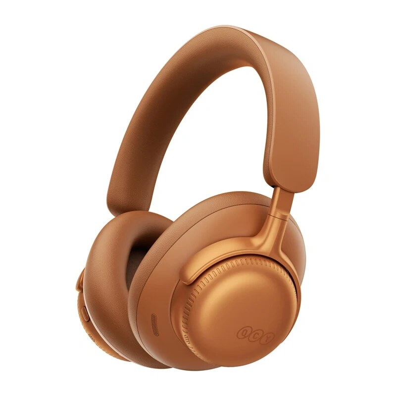 QCY H6 Ultra bezdrôtové náhlavné slúchadlá s adaptívnym ANC, Bluetooth 6.0, oranžové