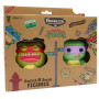 P.m.i. Kids World Fuggler S2 Swap & Style Figures FG6215A, 2 balenie (Raphael & Donatello)