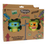 P.m.i. Kids World Fuggler S2 Swap & Style Figúrky - 2 balenie (Leonardo & Michelangelo)