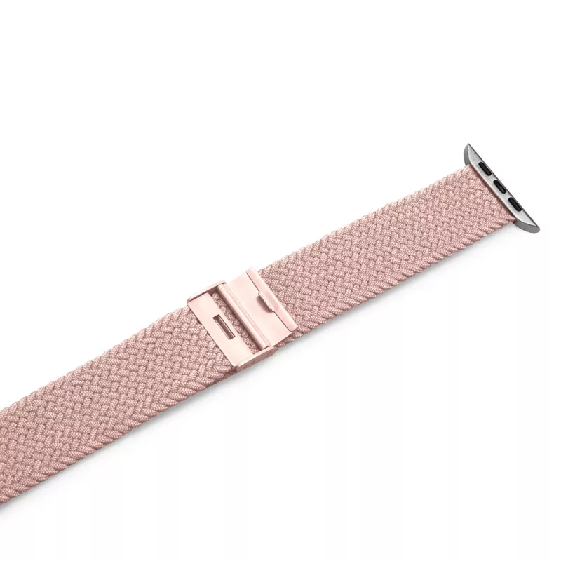 Náramok PURO Loop Nylon pre Apple Watch 38/40/41 mm, ružový