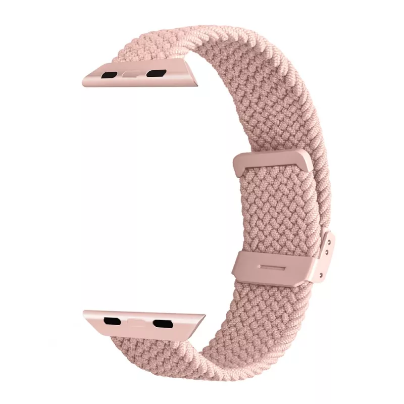 Náramok PURO Loop Nylon pre Apple Watch 38/40/41 mm, ružový