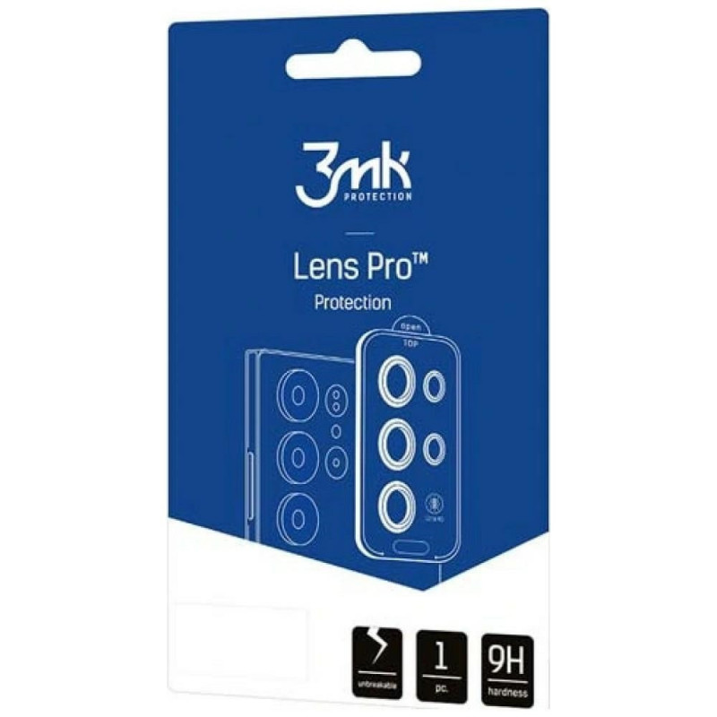 3MK Lens Protection Pro Samsung Galaxy Z Flip 8 ochrana objektívu fotoaparátu, čierna