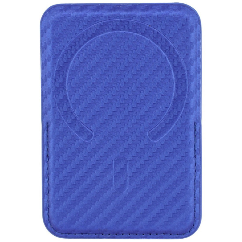 BMW M Carbon Metal Logos MagSafe peňaženka, modrá