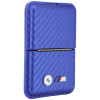 BMW M Carbon Metal Logos MagSafe peňaženka, modrá