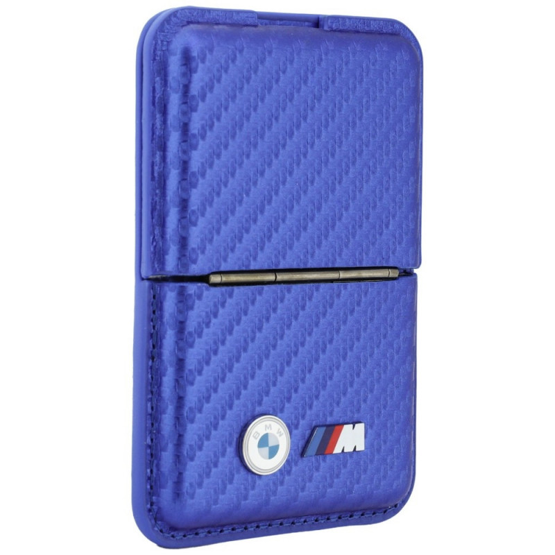 BMW M Carbon Metal Logos MagSafe peňaženka, modrá