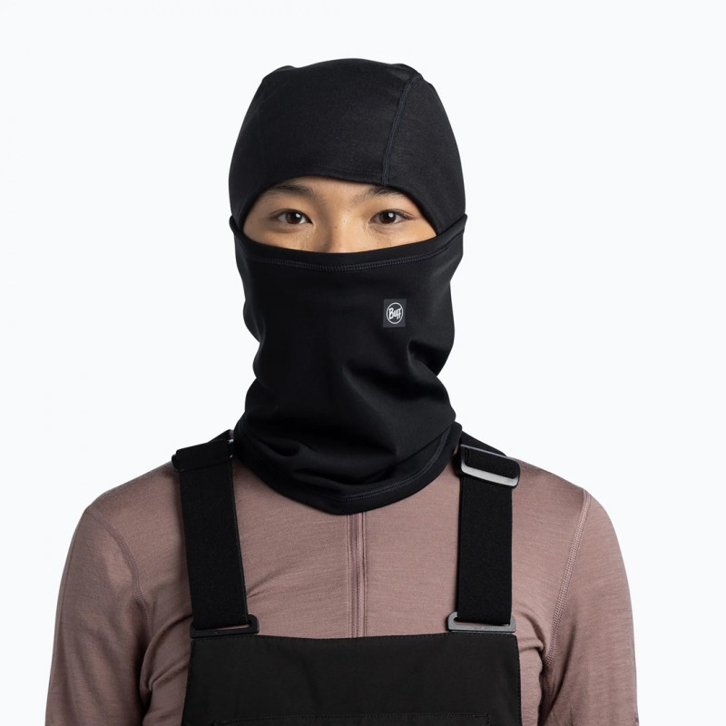 BUFF Tech Fleece sklopná balaclava čierna