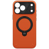 UNIQ Elix puzdro pre Apple iPhone 18 Pro Max / 17 Pro Max, 360 Rotating Kickstand, oranžové