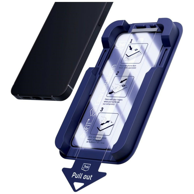 3MK HardGlass Max tvrdené sklo s aplikátorom pre Samsung Galaxy S24+ / S25+, čierne