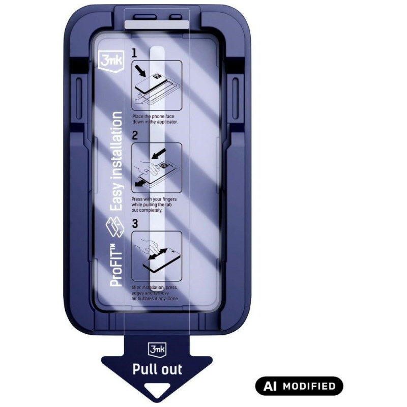 3MK HardGlass Max tvrdené sklo pre Apple iPhone 15 Pro, čierne