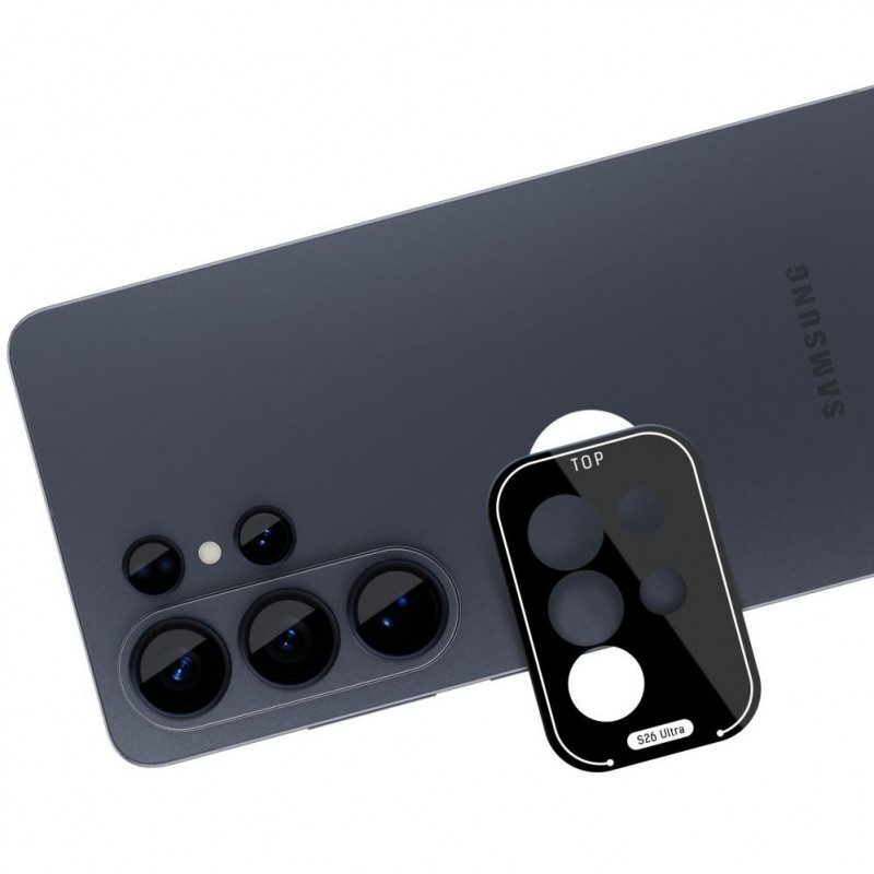 3MK Lens Protection Pro ochrana objektívu fotoaparátu pre Samsung Galaxy S26 Ultra, čierna