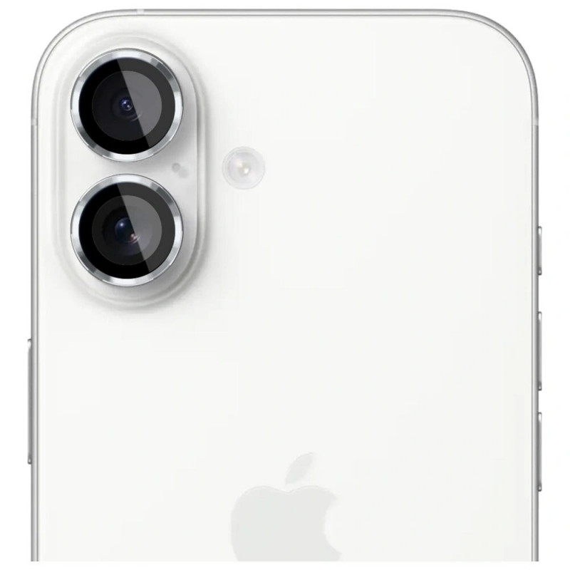 3MK Lens Protection Pro sklo na ochranu objektívu fotoaparátu pre Apple iPhone 17, strieborná