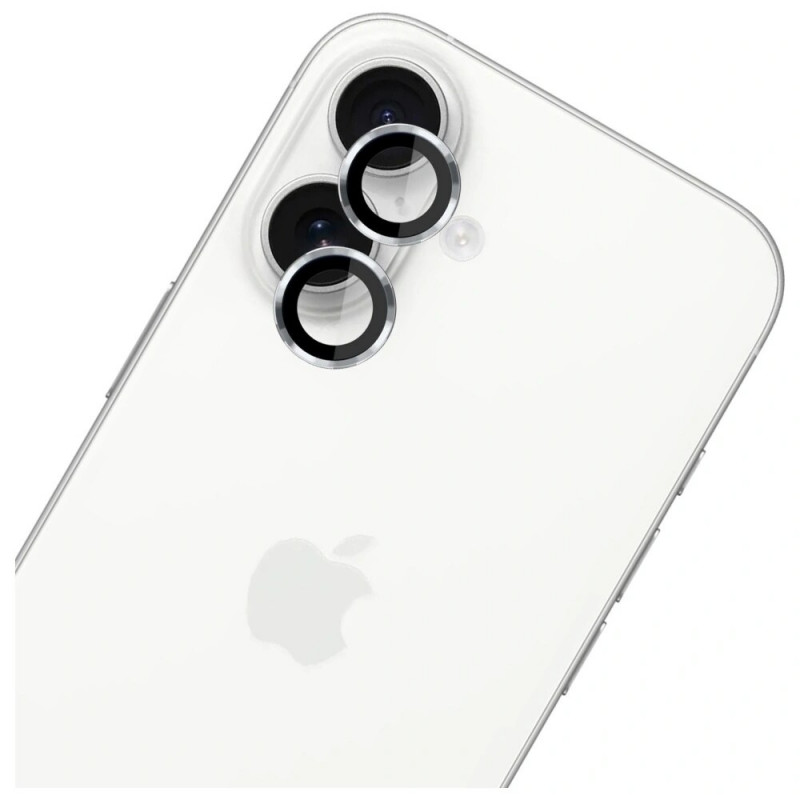 3MK Lens Protection Pro sklo na ochranu objektívu fotoaparátu pre Apple iPhone 17, strieborná