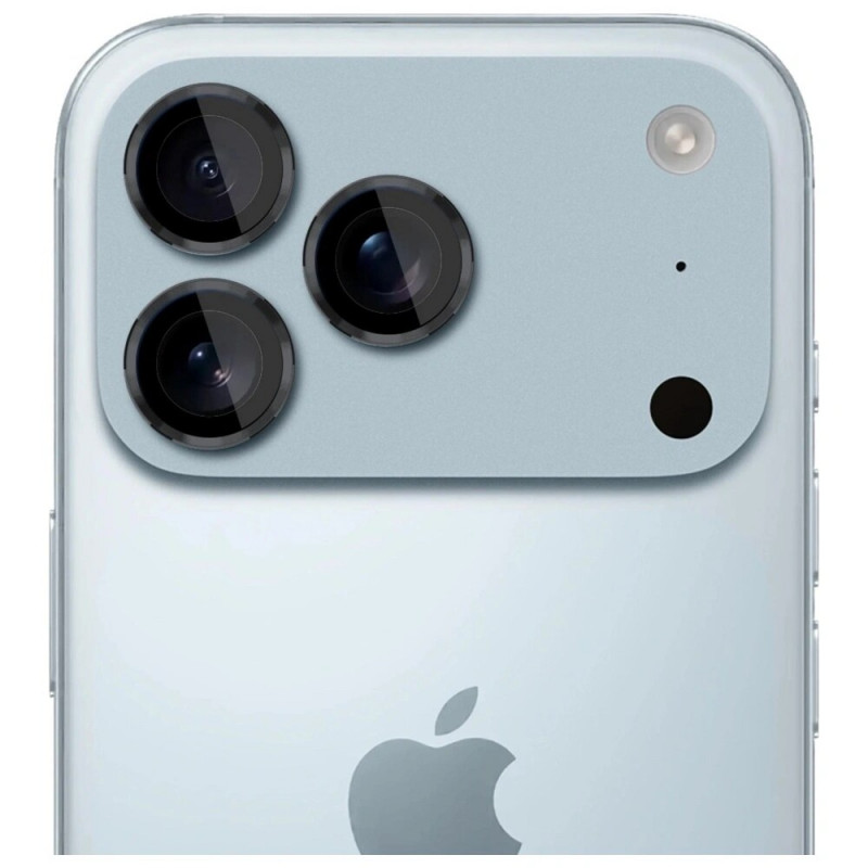 3MK Lens Protection Pro sklo na ochranu objektívu fotoaparátu pre Apple iPhone 17 Pro / 17 Pro Max, čierna