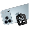 3MK Lens Protection Pro sklo na ochranu objektívu fotoaparátu pre Apple iPhone 17 Pro / 17 Pro Max, čierna