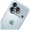 3MK Lens Protection Pro sklo na objektív fotoaparátu pre Apple iPhone 17 Pro / 17 Pro Max, strieborné