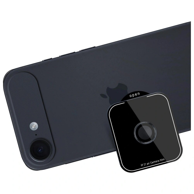 Ochranné sklo na objektív fotoaparátu 3MK Lens Protection Pro pre Apple iPhone Air, čierne