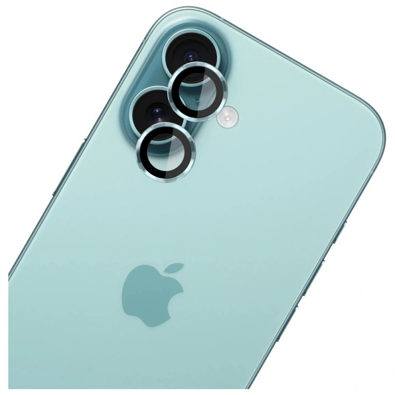 3MK Lens Protection Pro tvrdené sklo na ochranu objektívu fotoaparátu pre Apple iPhone 17, zelená