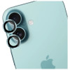 3MK Lens Protection Pro tvrdené sklo na ochranu objektívu fotoaparátu pre Apple iPhone 17, zelená