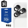 3MK Lens Protection Pro tvrdené sklo na objektív fotoaparátu pre Apple iPhone 17 Pro / 17 Pro Max, sivé