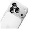 3MK Lens Protection Pro tvrdené sklo na objektív fotoaparátu pre Apple iPhone 17 Pro / 17 Pro Max, sivé