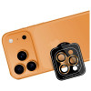 3MK Lens Protection Pro tvrdené sklo na objektív fotoaparátu pre Apple iPhone 17 Pro / 17 Pro Max, oranžová