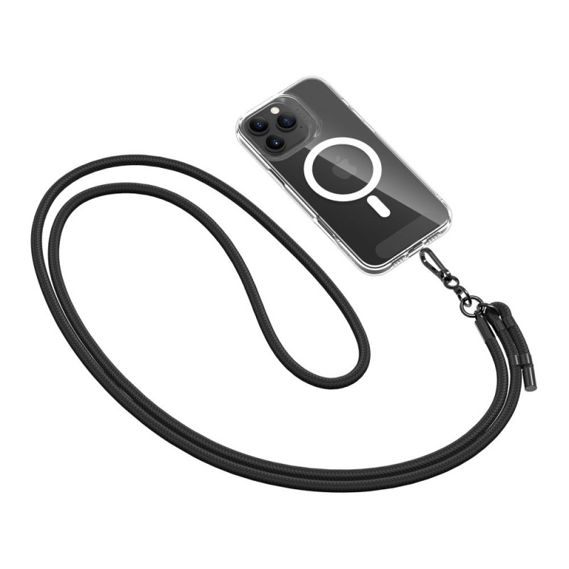 Popruh cez telo Tech-Protect C1S Rope, čierny/čierny