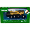 BRIO World zlatá batériová lokomotíva so svetlom a zvukom (33630)