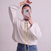 Popruh na telefón cez telo Tech-Protect C5SD Rope, 80 cm, kanáriková žltá