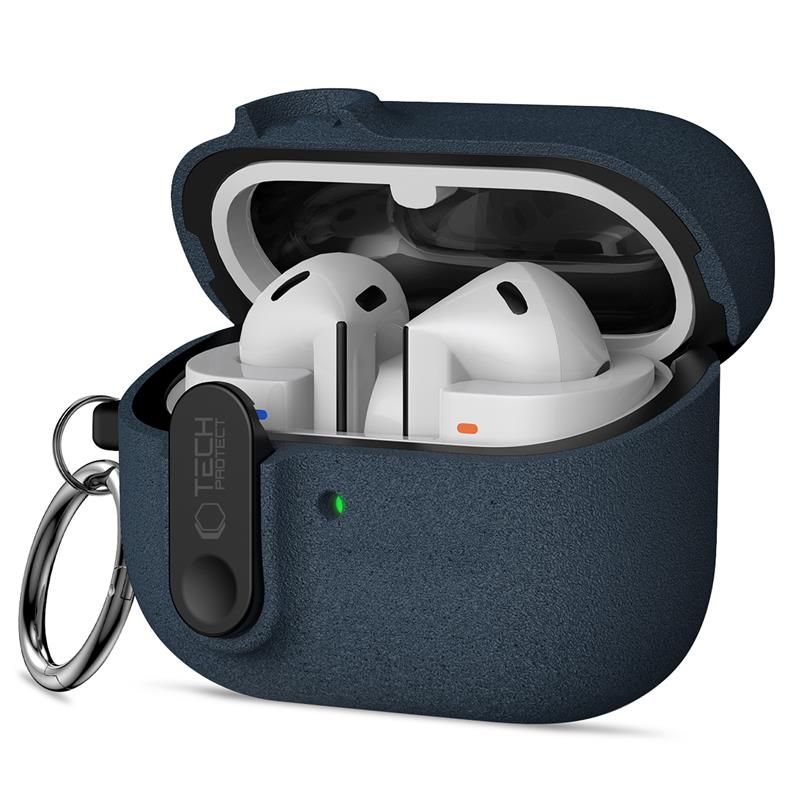 Tech-Protect Slim Hook puzdro Samsung Galaxy Buds 3 / 3 FE / 3 Pro, modré