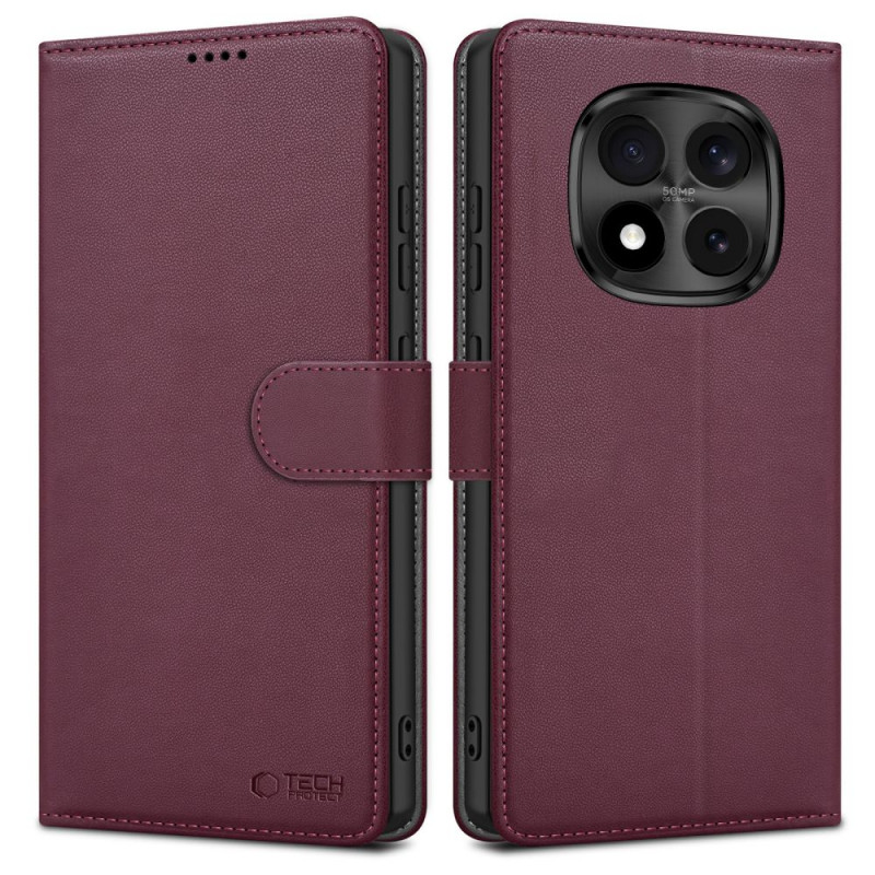 Tech-Protect Peňaženkové puzdro Xiaomi Redmi Note 15 Pro 5G THP5097, Burgundy