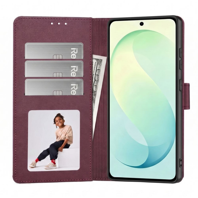 Tech-Protect peňaženkové puzdro Samsung Galaxy S26 FE bordové