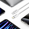Kábel Tech-Protect Ultraboost Lite USB-C / Lightning PD27W/3A 200 cm, cool grey