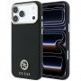 Guess GUE005537-0 Grained Round Strass Logo MagSafe puzdro pre Apple iPhone 18 Pro Max / 17 Pro Max, čierne