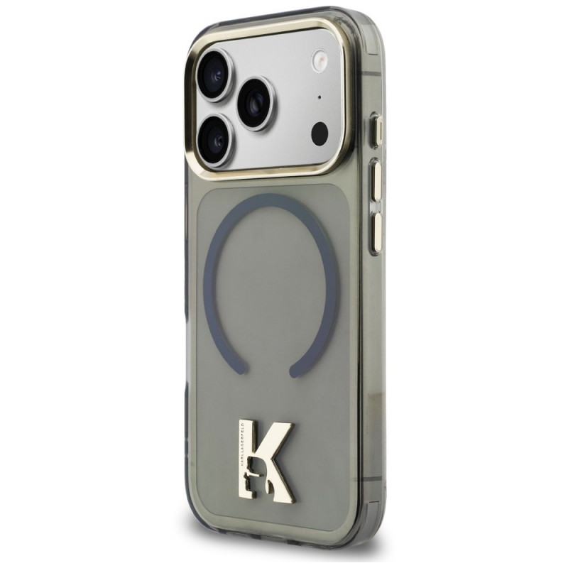 Karl Lagerfeld IML K Head puzdro KF003410-0 pre Apple iPhone 18 Pro Max / 17 Pro Max, čierne