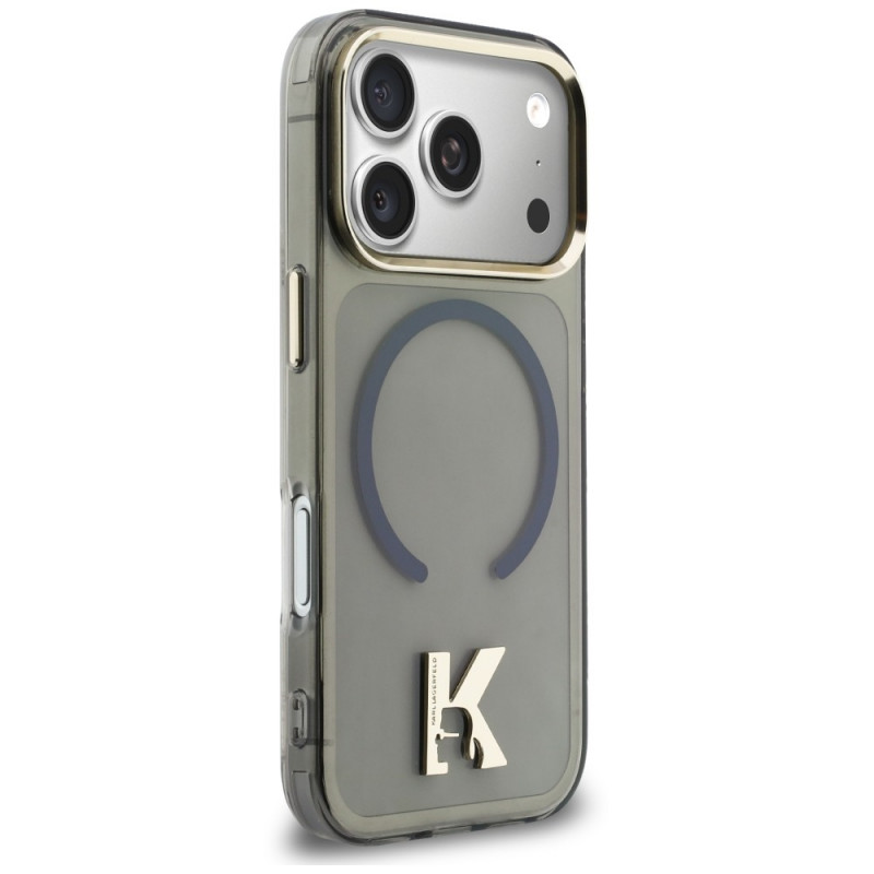 Karl Lagerfeld IML K Head puzdro KF003410-0 pre Apple iPhone 18 Pro Max / 17 Pro Max, čierne
