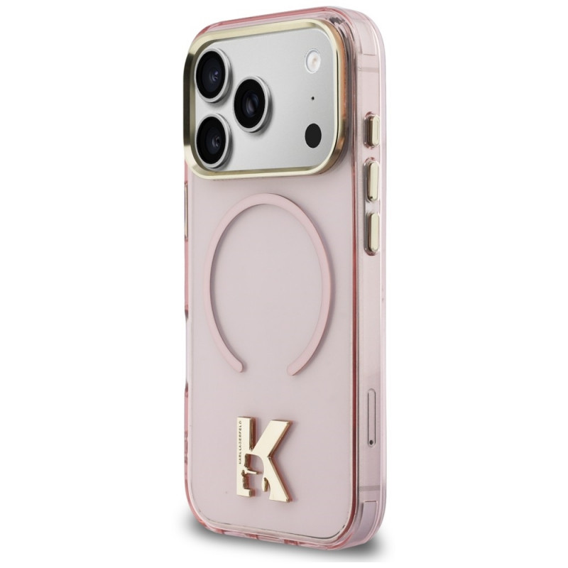 Karl Lagerfeld IML K Head puzdro KF003412 pre Apple iPhone 18 Pro Max / 17 Pro Max, ružové