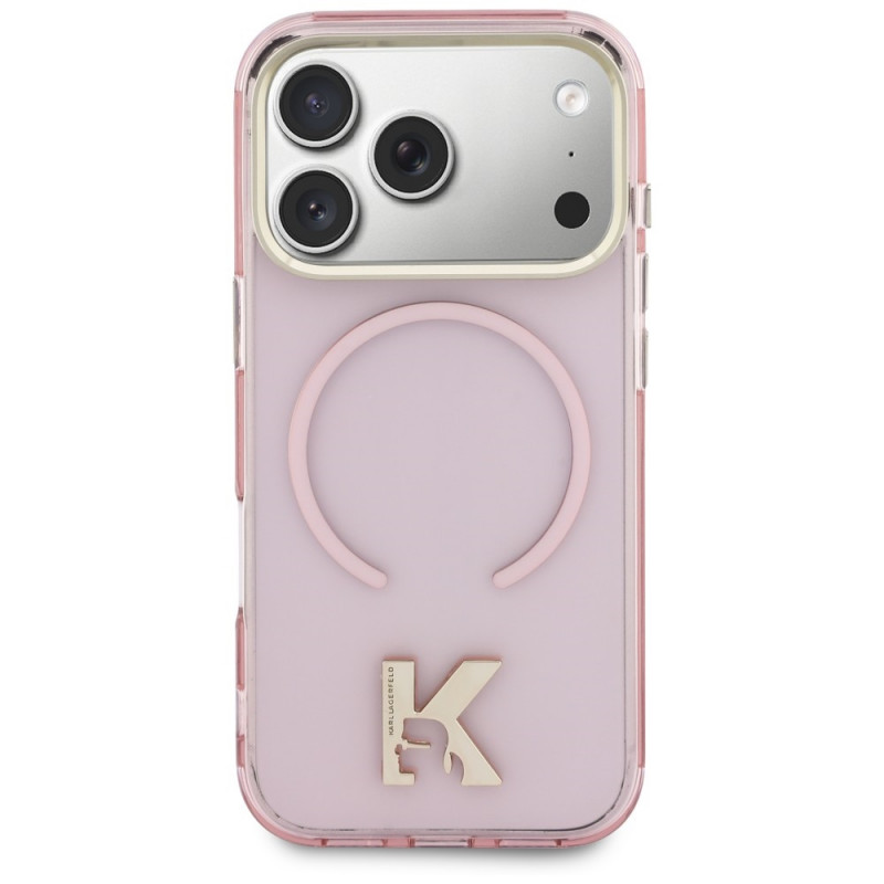 Karl Lagerfeld IML K Head puzdro KF003412 pre Apple iPhone 18 Pro Max / 17 Pro Max, ružové